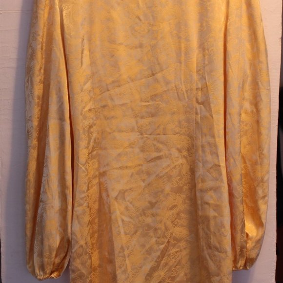 Gold button down dress - Picture 4 of 4